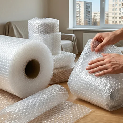 Bubble Film for Vibration Protection